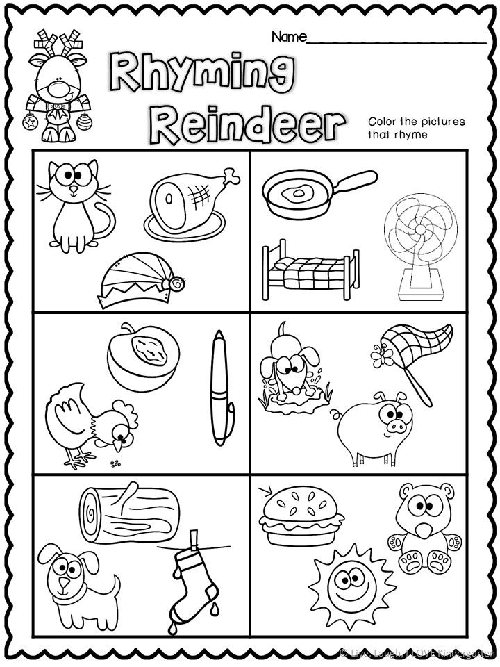 Rhyming Worksheets