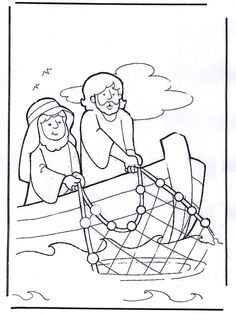 Fishers Of Men Coloring Page