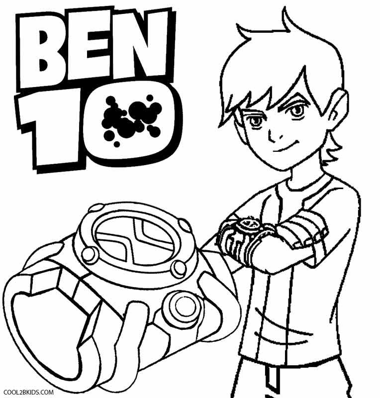 Ben Ten Coloring Pages