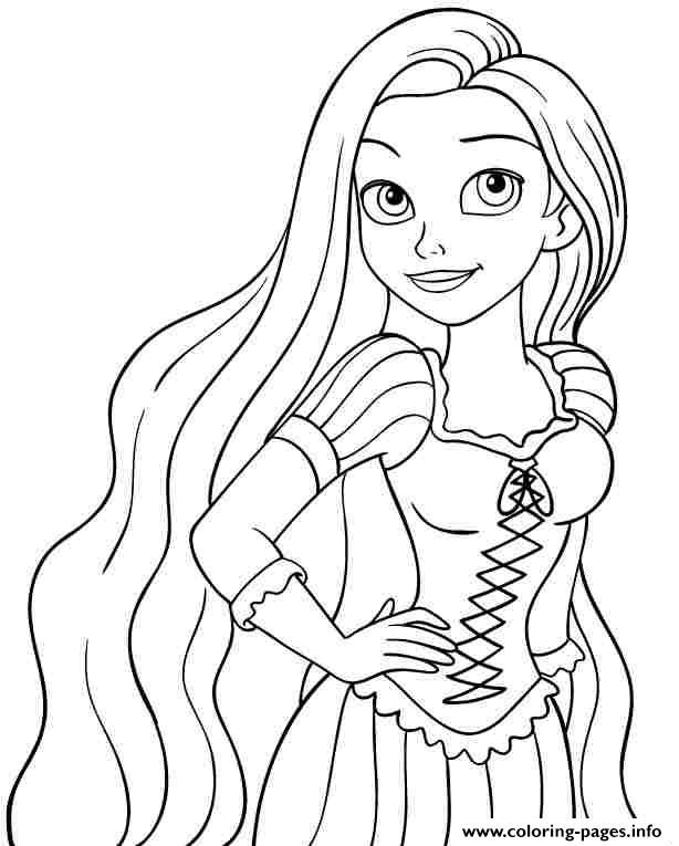 Rapunzel Coloring