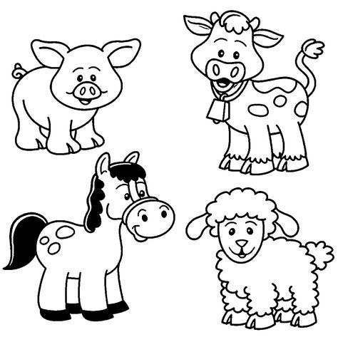 Animal Pictures To Color