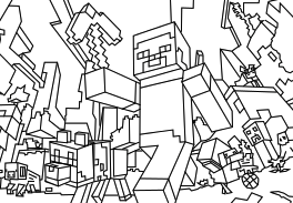 Minecraft Coloring Book