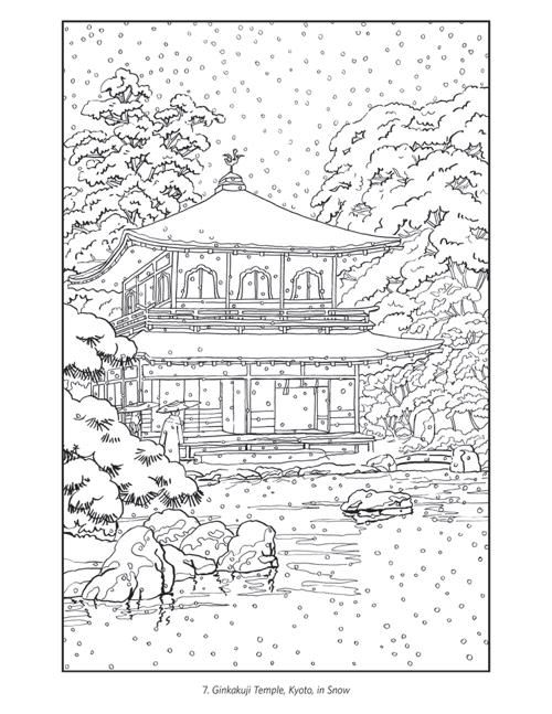 Japanese Coloring Pages