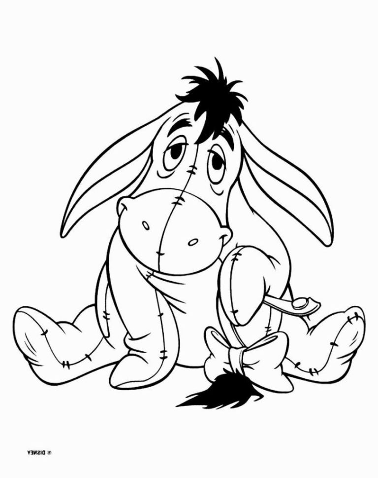 Eeyore Coloring Pages