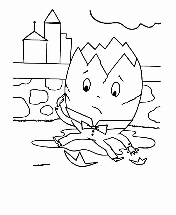 Humpty Dumpty Coloring Page