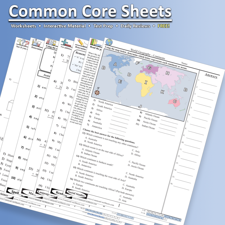 Common Core Sheets Logo