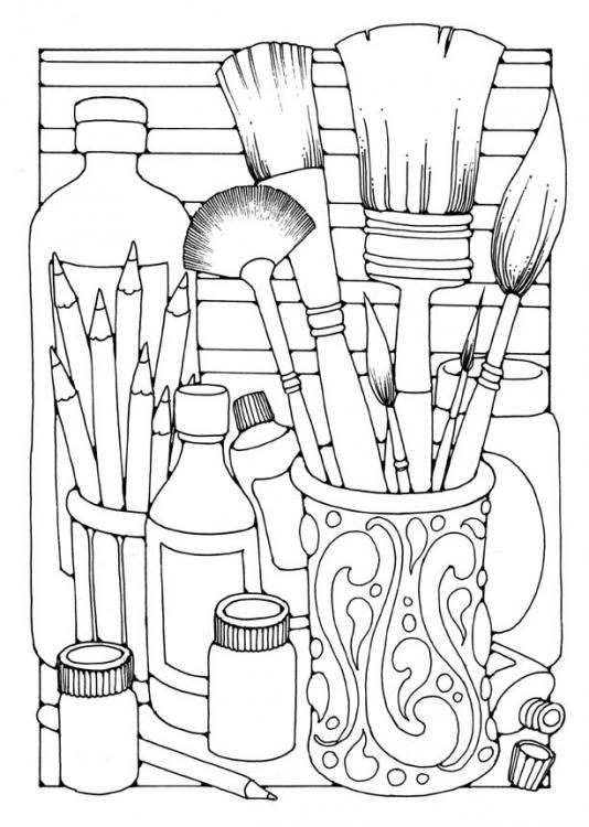 Art Coloring Pages