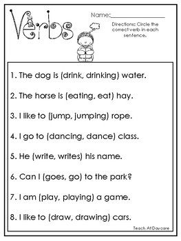 Printable English Grammar Worksheets For Grade 1 Pdf