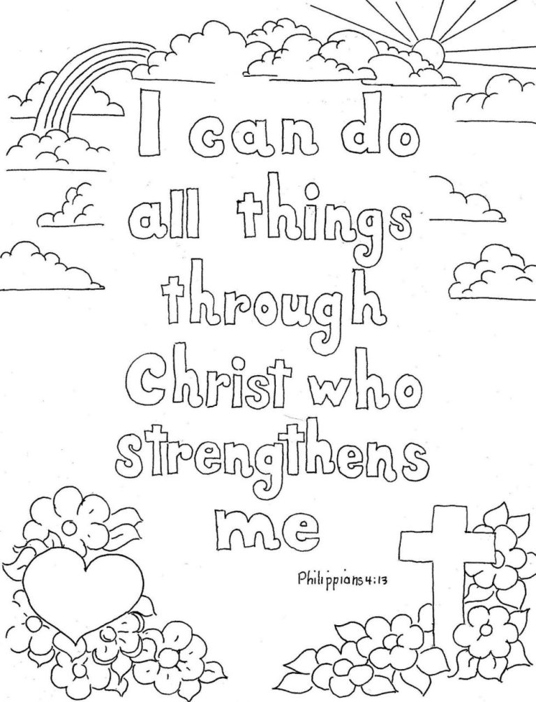 Bible Coloring Sheets