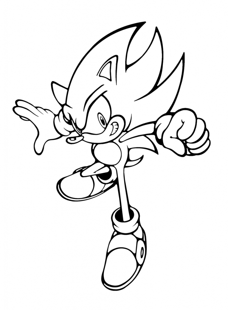 Free Printable Worksheet Free Printable Sonic The Hedgehog Sonic Coloring Pages