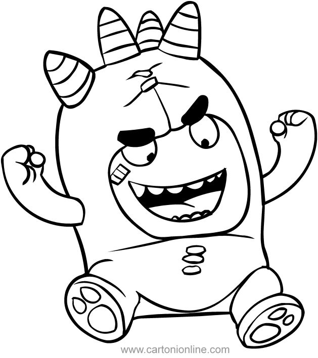 Oddbods Coloring Pages