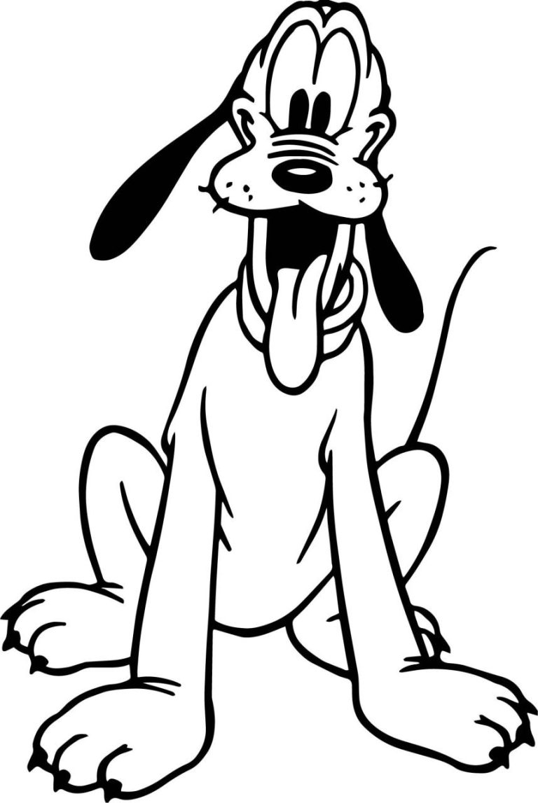 Pluto Coloring Pages