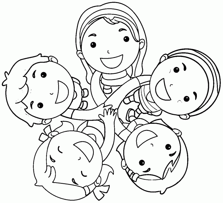 Friends Coloring Pages