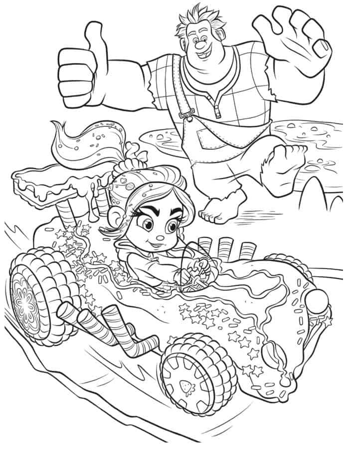 Wreck It Ralph Coloring Pages