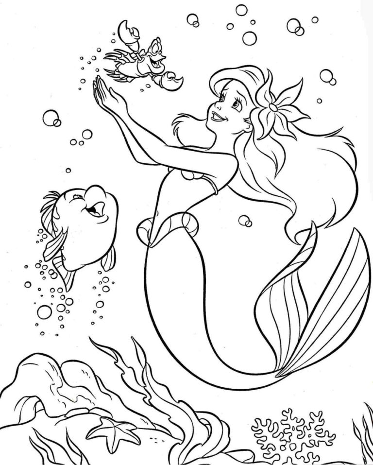 Ariel Coloring