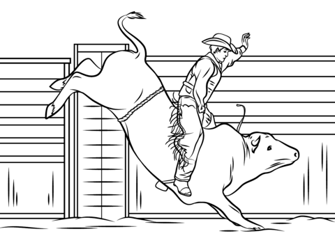 Bull Coloring Pages