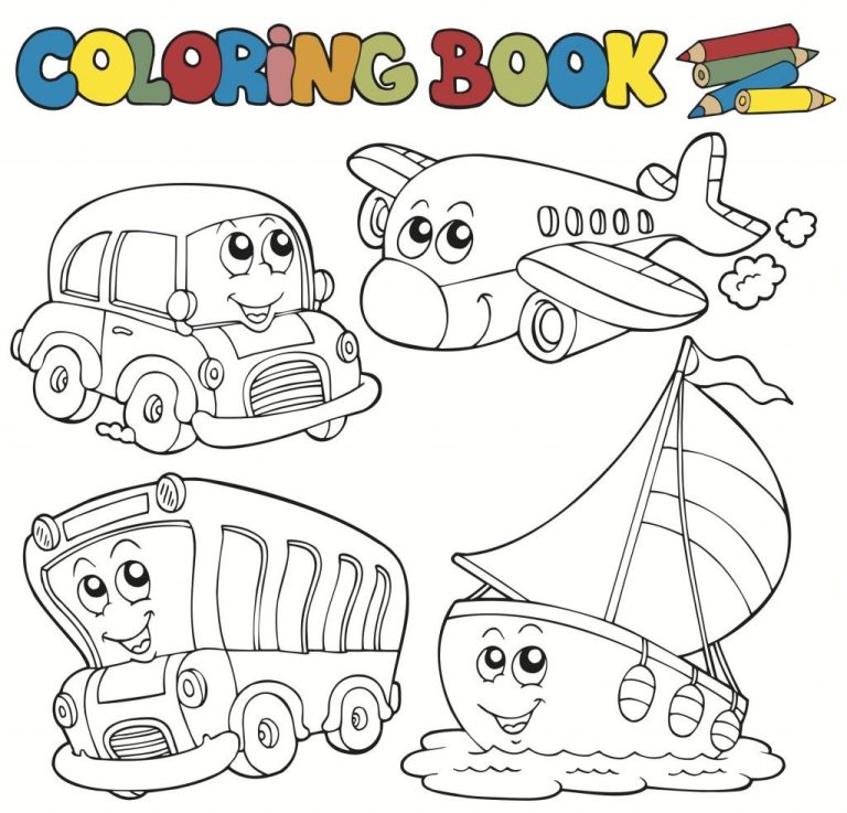 Transportation Coloring Pages