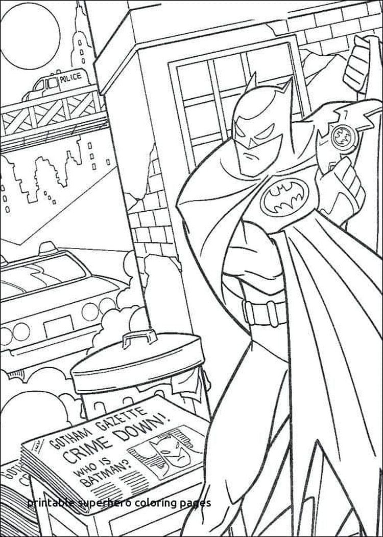 Batman Coloring Sheets