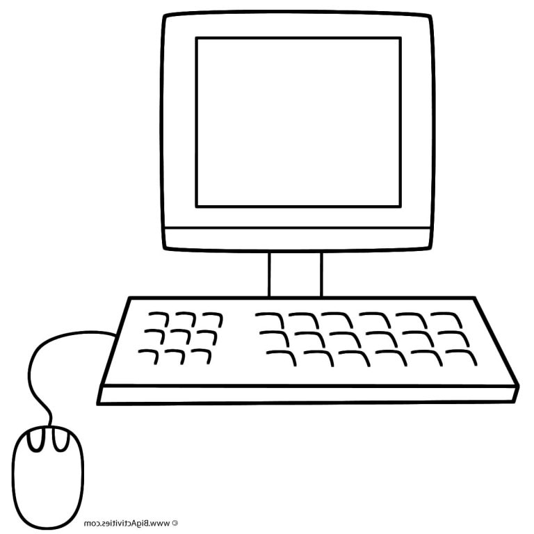 Computer Coloring Pages