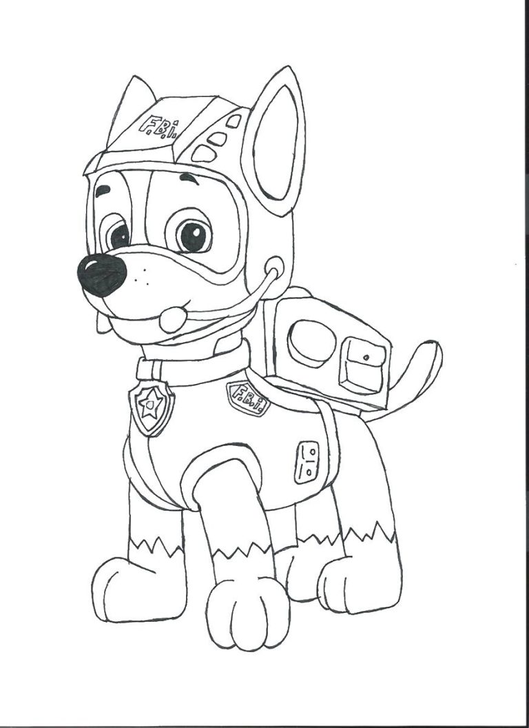 Chase Coloring Page