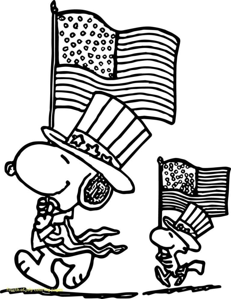 Fourth Of July Coloring Pages