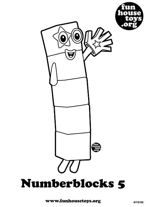 Numberblocks Coloring Pages