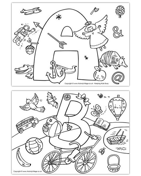 Alphabet Colouring