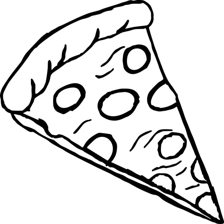 Pizza Coloring Pages