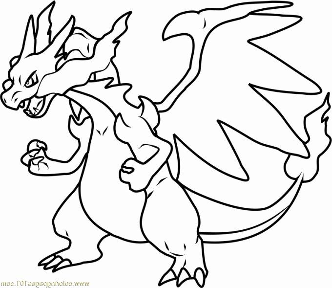 Charizard Coloring Page