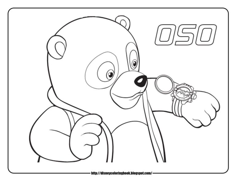 Disney Junior Coloring Pages