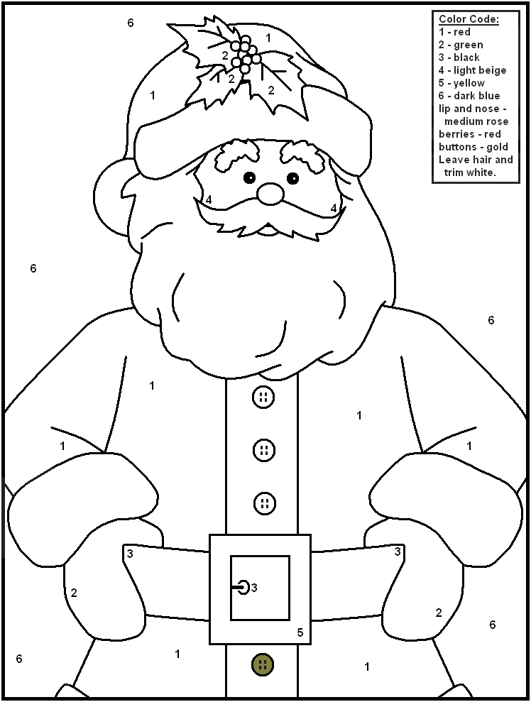 Christmas Pictures To Color