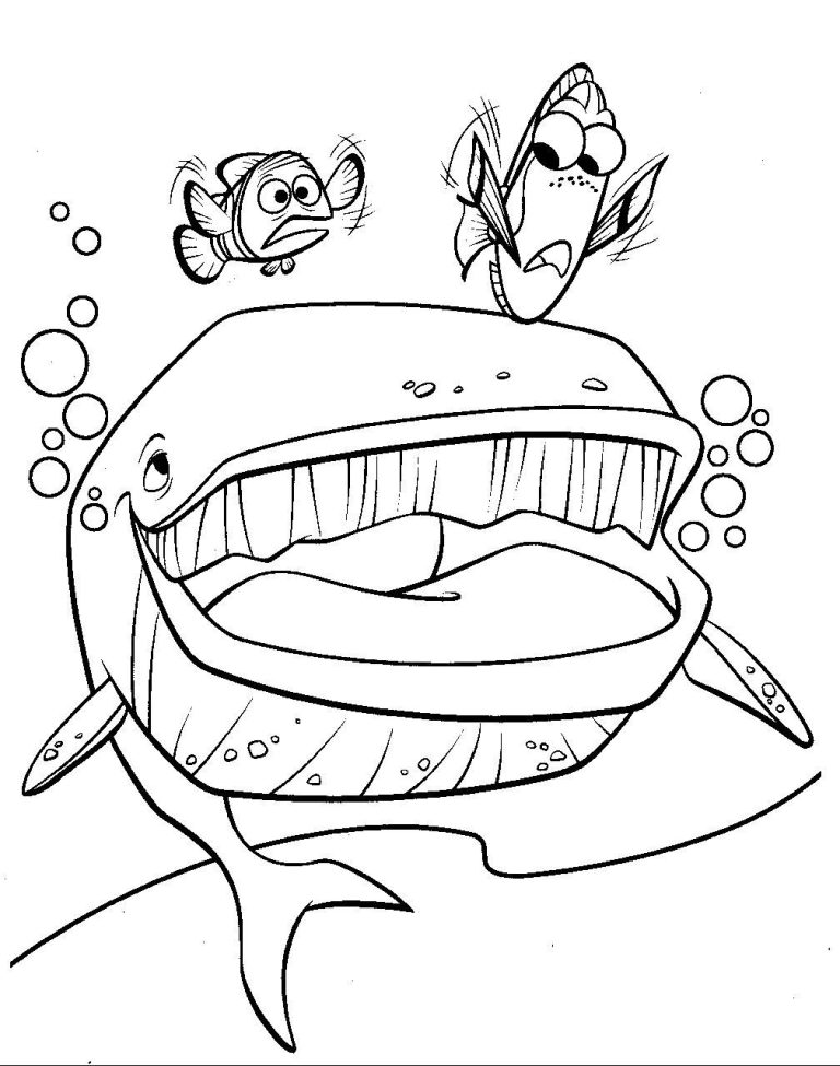 Finding Nemo Coloring Pages