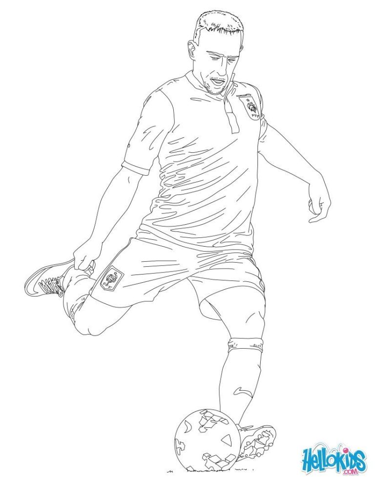 Football Player Coloring Pages