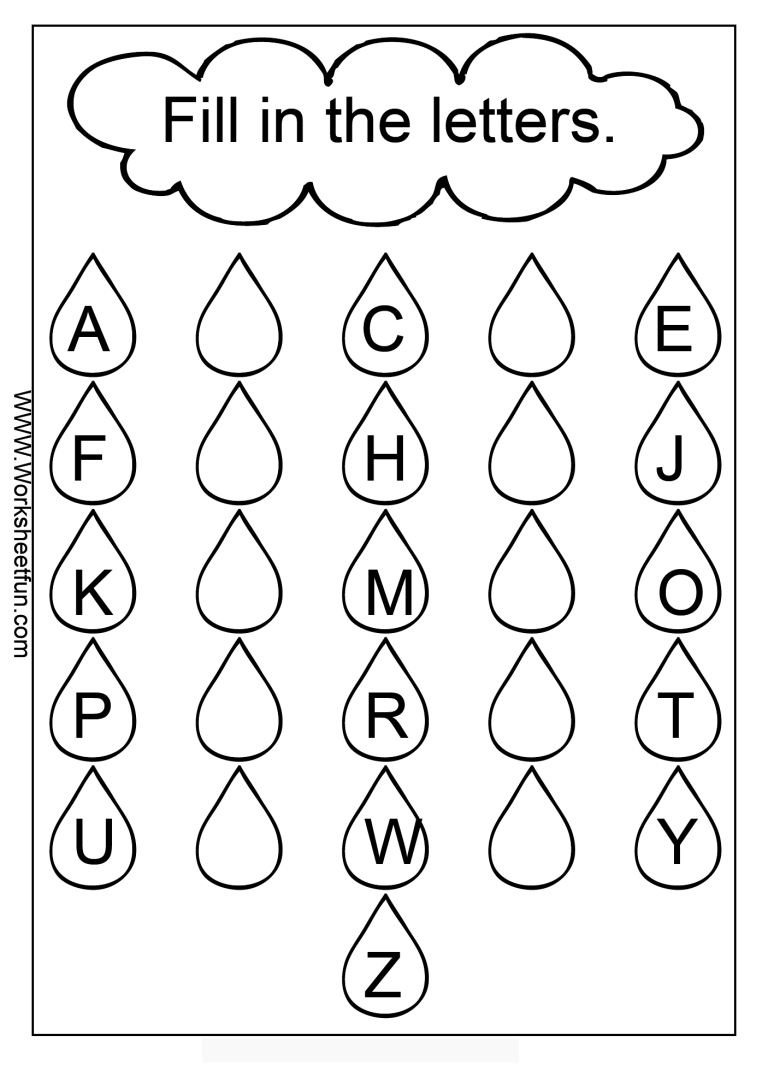 Letter A Worksheets For Toddlers