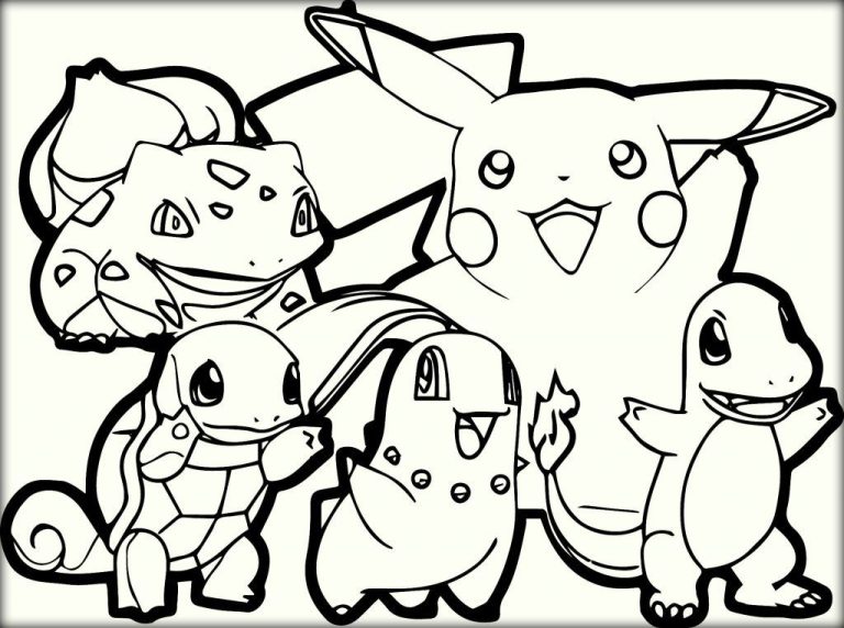 Pokemon Pictures To Color