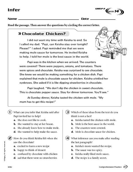 Inference Worksheets