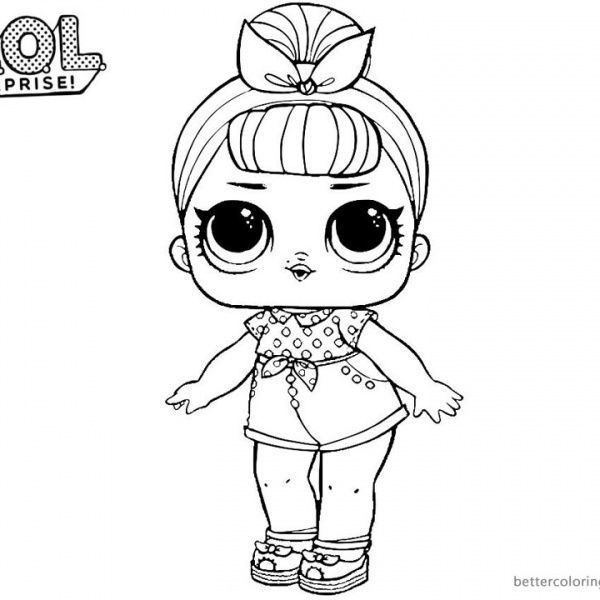 Lol Surprise Doll Coloring Pages