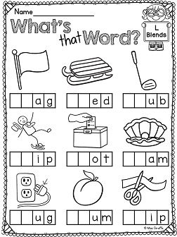 Blends Worksheets