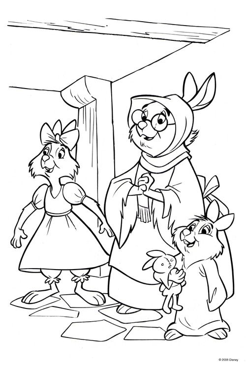 Robin Coloring Pages