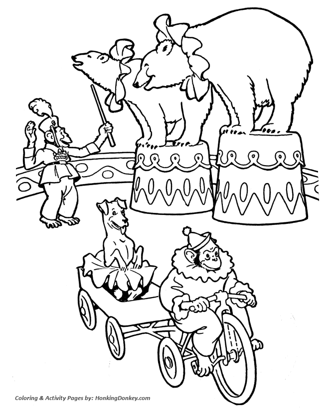 Circus Coloring Pages