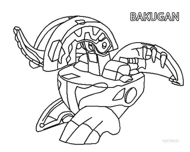 Bakugan Coloring Pages