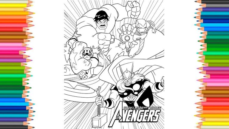 Infinity War Coloring Pages