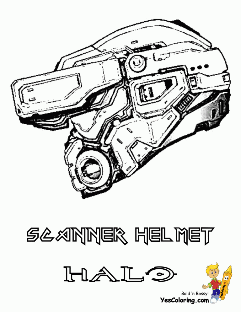 Halo Coloring Pages