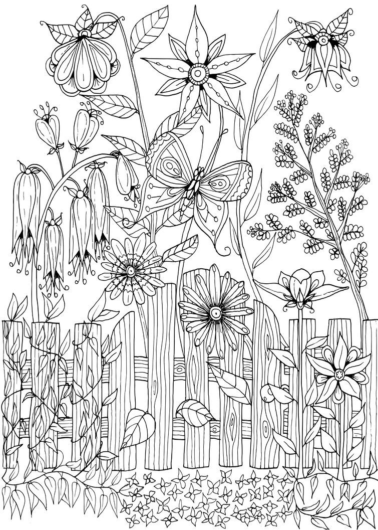 Garden Coloring Pages