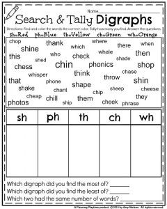 First Grade Worksheets