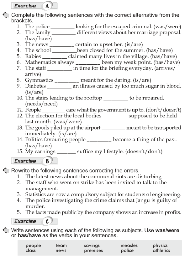 English Grammar Worksheets For Grade 10 With Answers Pdf