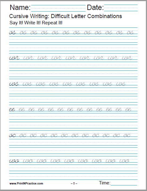 English Alphabet Writing Practice Book Pdf