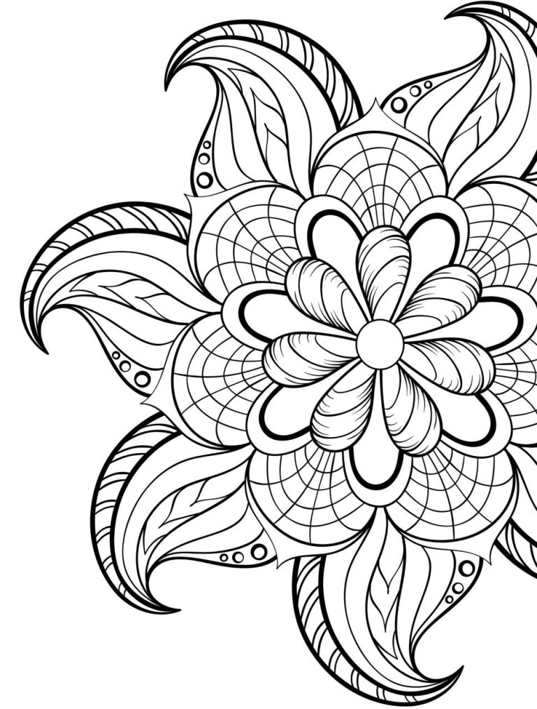 Mandala Coloring Free Online Coloring Pages For Adults Pdf