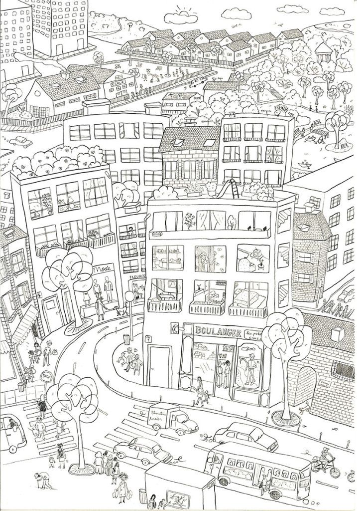 City Coloring Pages