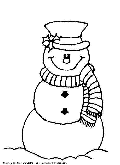 Snowman Coloring